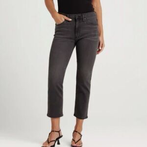 NWT Edwin Denim Elin Crop Straight Leg Jeans Size 33